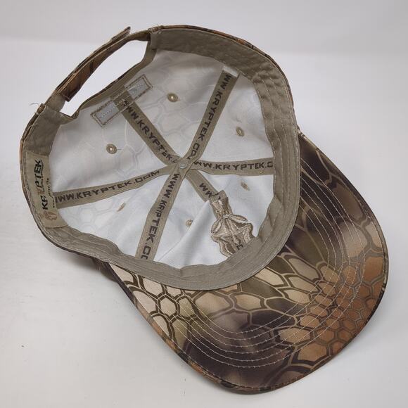 Kryptek Strapback Baseball Cap Multi One Size Adjustable Embroidered 6 Panel - Picture 7 of 9